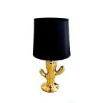 Lampa de birou model cactus, 40 cm, Gonga®, culoaremodel Auriu