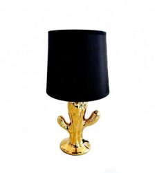 Lampa de birou model cactus, 40 cm, Gonga®, culoaremodel Auriu