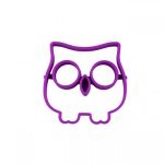 Forma din silicon pentru oua ochiuri model bufnita, Gonga®, culoaremodel Mov