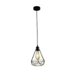 Lustra tip pendul pentru bec tip E27, model modern, culoaremodel Negru