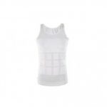 Maiou de modelare corporala pentru barbati, Gonga®, culoaremodel Alb, marime XL