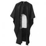 Pelerina pentru frizerie cu vizor, negru, Gonga®