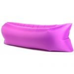 Saltea gonflabila Cloud Lounger, umflare fara pompa, Gonga®, culoaremodel Roz