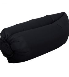 Saltea gonflabila Cloud Lounger, umflare fara pompa, Gonga®, culoaremodel Negru