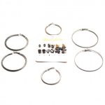 Set 10 perechi de cercei, Gonga®, culoaremodel Argintiu