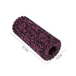 Rola din spuma pentru yoga si exercitii fizice, Gonga®, culoaremodel Negru/Roz