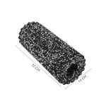 Rola din spuma pentru yoga si exercitii fizice, Gonga®, culoaremodel Alb/Negru