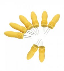Set 8 tepuse pentru porumb, BBQ, Gonga®, culoaremodel Galben