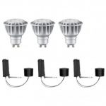 Set 3 spoturi LED Paulmann 2Easy Basic, 3x8 W, culoaremodel Argintiu