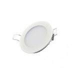 Panou LED Rohs forma rotunda, 6 W, lumina alba, 3000 K, culoaremodel Alb, marime Mic