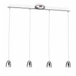Plafoniera tip pendul Philips myLiving, 4 x LED, 3.5W, culoaremodel Argintiu