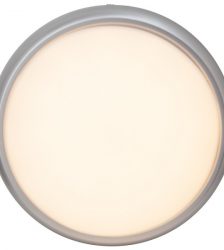 Plafoniera LED Brilliant Vigor, 15 W, 850 lm, 2700 K, culoaremodel Argintiu