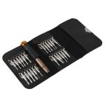 Set surubelnite precizie de 25 de piese, otel, Gonga®, culoaremodel Argintiu