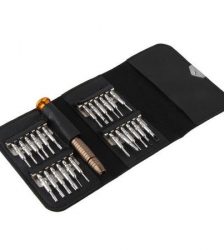 Set surubelnite precizie de 25 de piese, otel, Gonga®, culoaremodel Argintiu