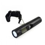 Cantar de mana cu lanterna, 40 kg, Gonga®, culoaremodel Negru