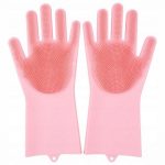 Manusi universale din cauciuc, Gonga®, culoaremodel Roz