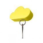Suport magnetic pentru chei model norisor, plastic, culoaremodel Galben
