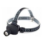 Lampa pentru cap reglabila cu lumina LED pe baterii, 3 moduri de iluminare, culoaremodel Negru