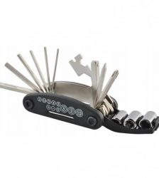 Surubelnita multifunctionala tip briceag, 16 in 1, culoaremodel Negru