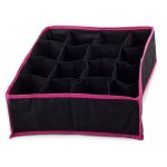 Organizator pentru sosete si lenjerie intima, 16 compartimente, culoaremodel Negru