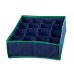 Organizator pentru sosete si lenjerie intima, 16 compartimente, culoaremodel Albastru