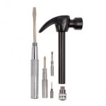 Ciocan multifunctional 6in1, 22.5 cm, Gonga®, culoaremodel Negru