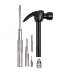 Ciocan multifunctional 6in1, 22.5 cm, Gonga®, culoaremodel Negru