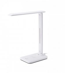 Lampa de birou LED cu incarcare wireless, putere 5W, culoaremodel Alb