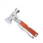 Topor tip briceag multifunctional pentru camping cu diferite ustensile