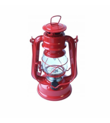 Lampa LED de mana tip felinar Retro, 19 cm, Gonga®, culoaremodel Rosu
