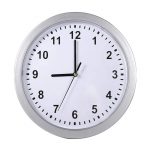 Ceas de perete cu loc ascuns pentru depozitare, Gonga®, culoaremodel Argintiu