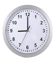 Ceas de perete cu loc ascuns pentru depozitare, Gonga®, culoaremodel Argintiu