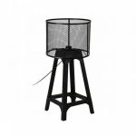 Lampa de podea model Loft, 61 x 25 x 26 cm, culoaremodel Negru