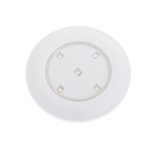 Set 6 Lampi fara fir cu telecomanda , Gonga®, culoaremodel Alb