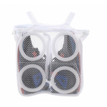 Saculet din plasa pentru spalarea incaltarilor, Gonga®, culoaremodel Alb