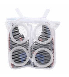 Saculet din plasa pentru spalarea incaltarilor, Gonga®, culoaremodel Alb