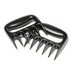 Set 2 dispozitive model gheare pentru gratar, Gonga®, culoaremodel Negru