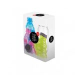 Set 10 capace pentru doze de suc, Gonga®, culoaremodel Multicolor