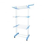 Uscator pliabil pentru haine, 3 nivele, Gonga®, culoaremodel Albastru