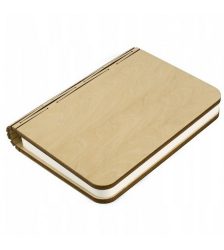 Lampa LED in forma de carte, aspect de lemn, Gonga®