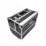 Geanta profesionala pentru cosmetice, medie, Gonga®, culoaremodel Negru/Argintiu