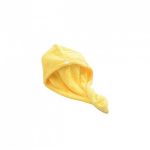 Prosop din microfibra tip turban, 64x23 cm, Gonga®, culoaremodel Galben