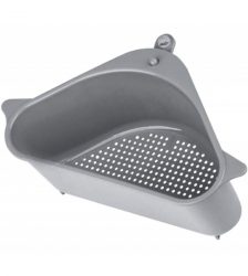 Organizator cu sita pentru chiuveta, Gonga®, culoaremodel Gri
