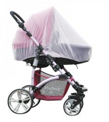 Plasa de tantari elastica pentru carucior, 140 cm, Gonga®, culoaremodel Transparent