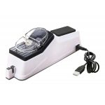 Aparat electric pentru ascutit cutite, alb, Gonga®, culoaremodel Alb