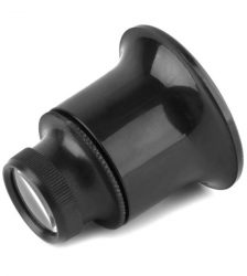 Lupa pentru ochi, 20x, Gonga®, culoaremodel Negru