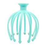 Dispozitiv pentru masaj capilar din plastic, Gonga®, culoaremodel Turcoaz