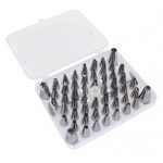 Set 55 de forme pentru ornat prajituri, Gonga®, culoaremodel Argintiu