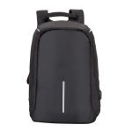 Rucsac antifurt, cu USB, impermeabil, negru, Gonga®