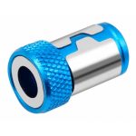 Suport magnetic pentru bormasina cu opritor de adancime si blocare de tip HEX de 1/4 inch, Gonga®, culoaremodel Albastru